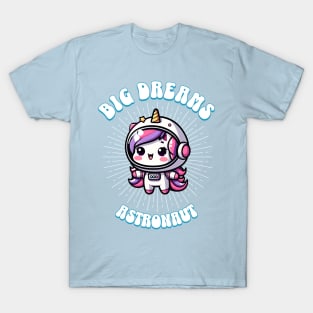 Big Dreams Astronaut Unicorn Ocean Edition T-Shirt